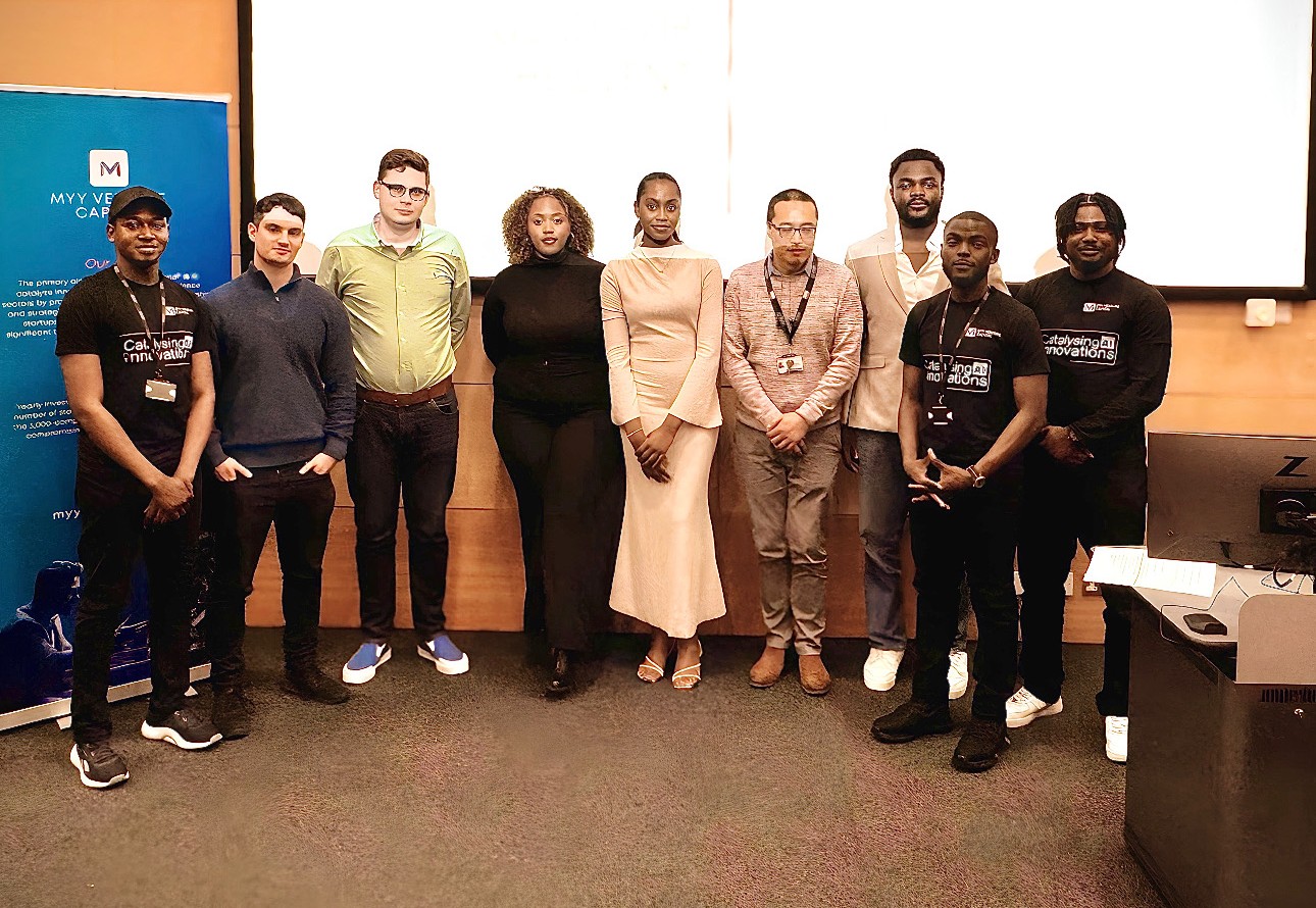 MyyVC team with partners and event representatives