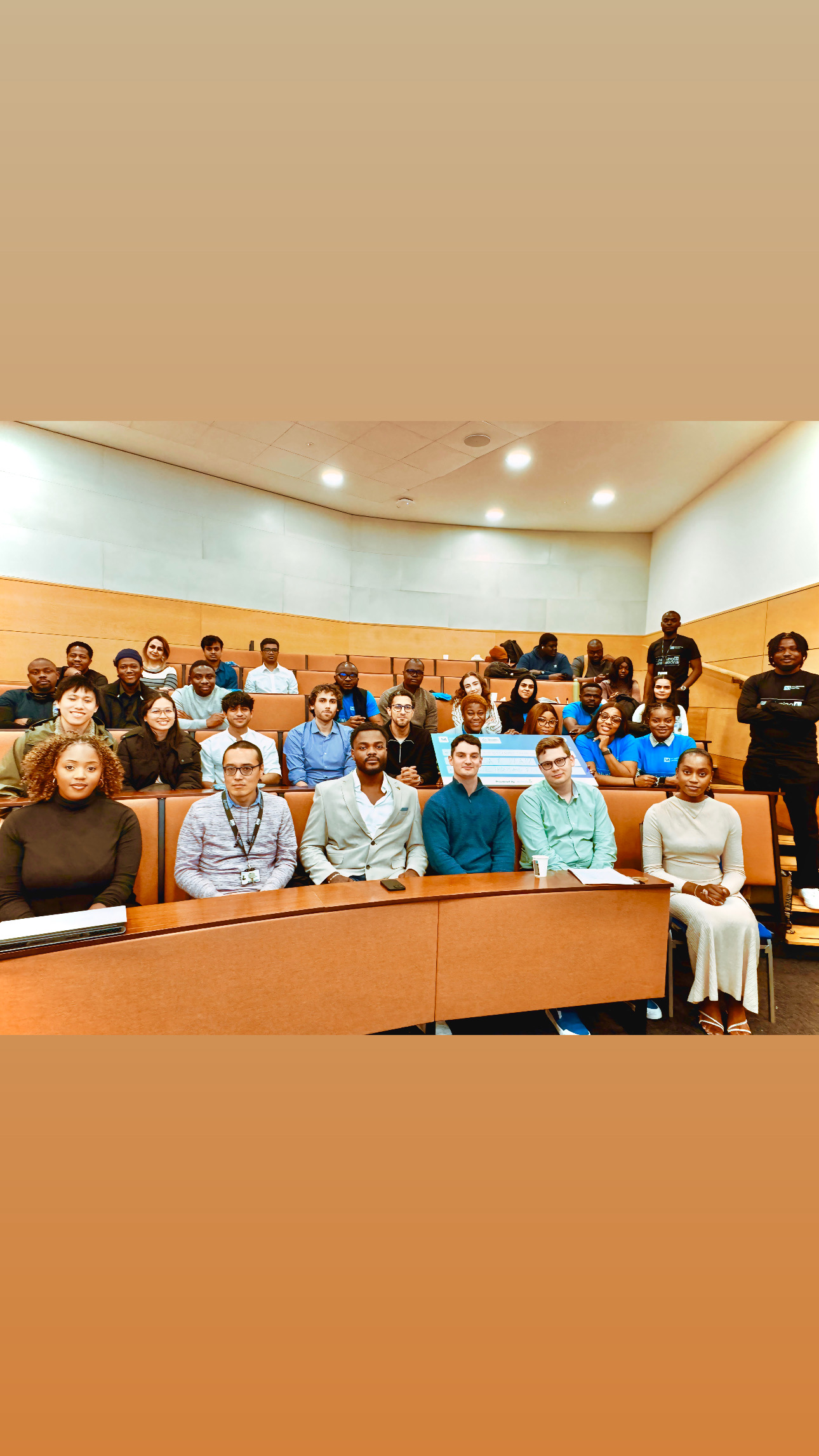 Group photograph of all attendees with finalists, guests and hosts